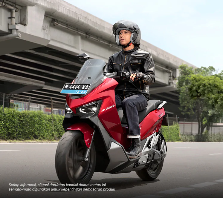 Sewa Motor Listrik Maka Motors oleh Transgo